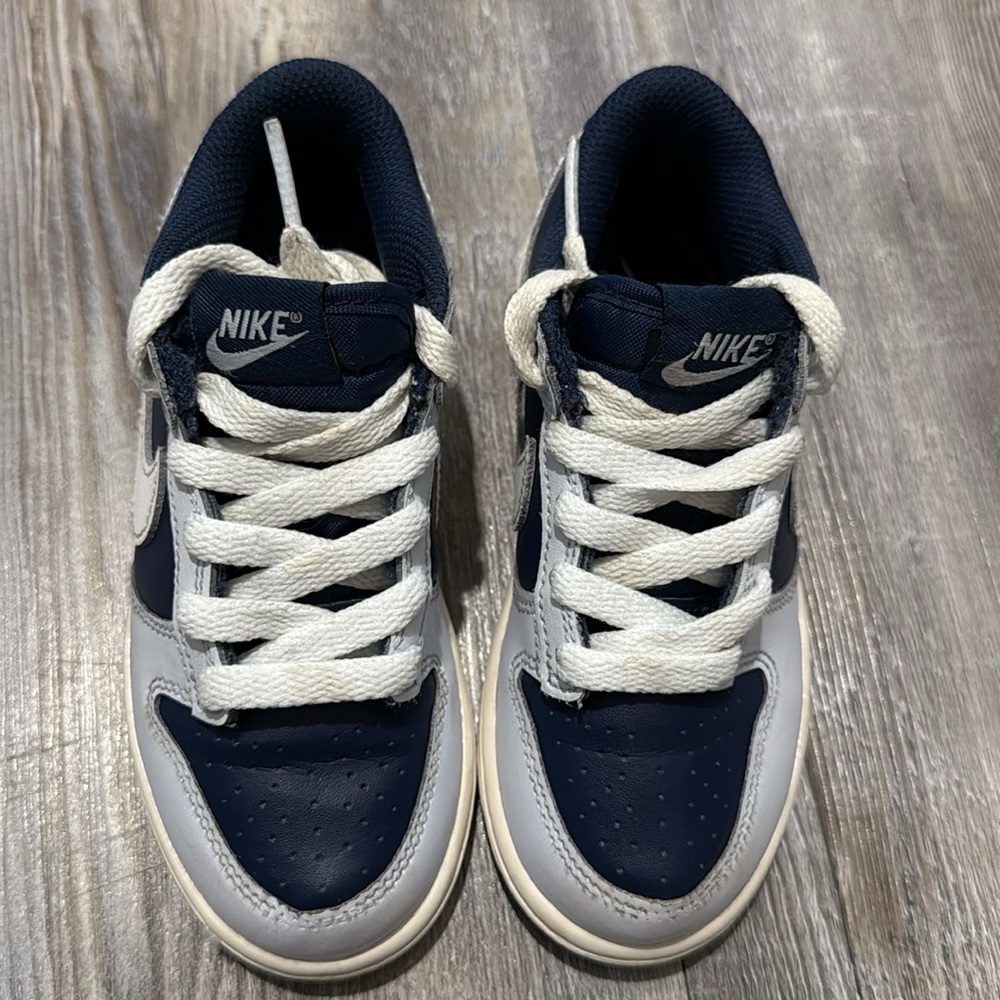 Nike Kids' Navy and White Sneakers